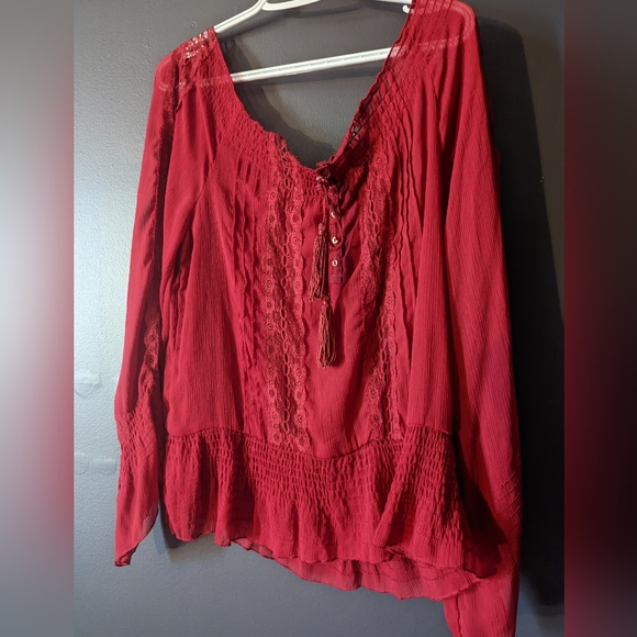 Women's Boho style peasant blouse. - Picture 5 of 10